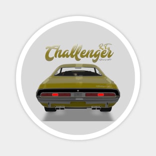 Challenger RT yellow back Magnet